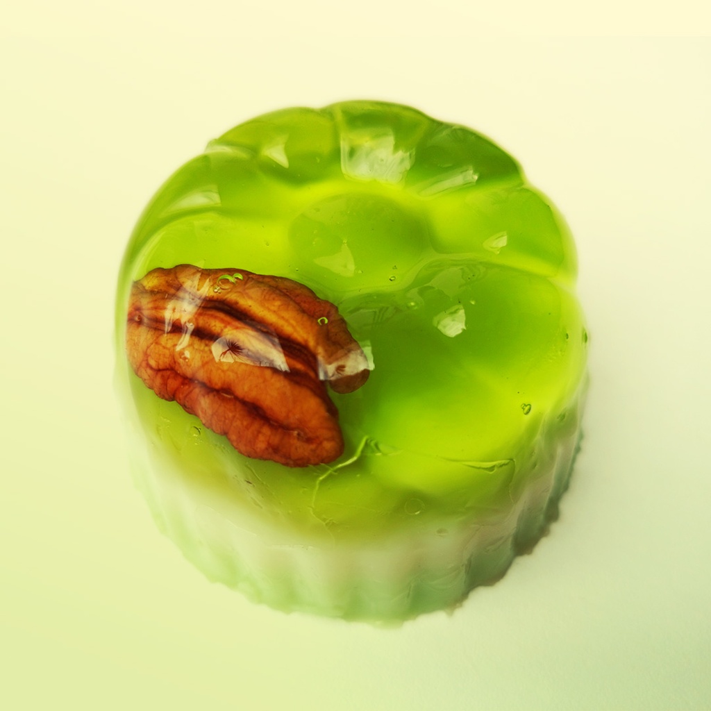 gelatina sabor limón & pistache