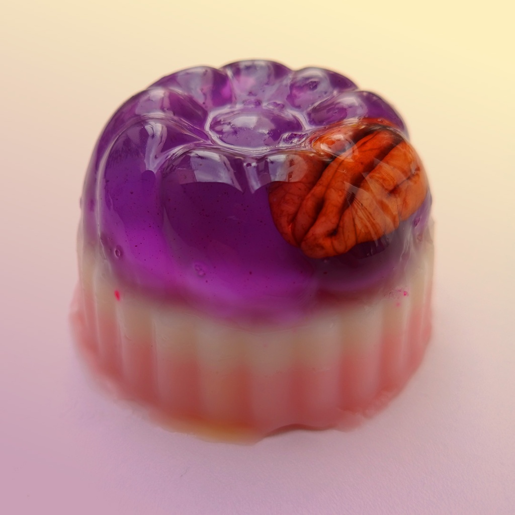 gelatina sabor uva & fresa